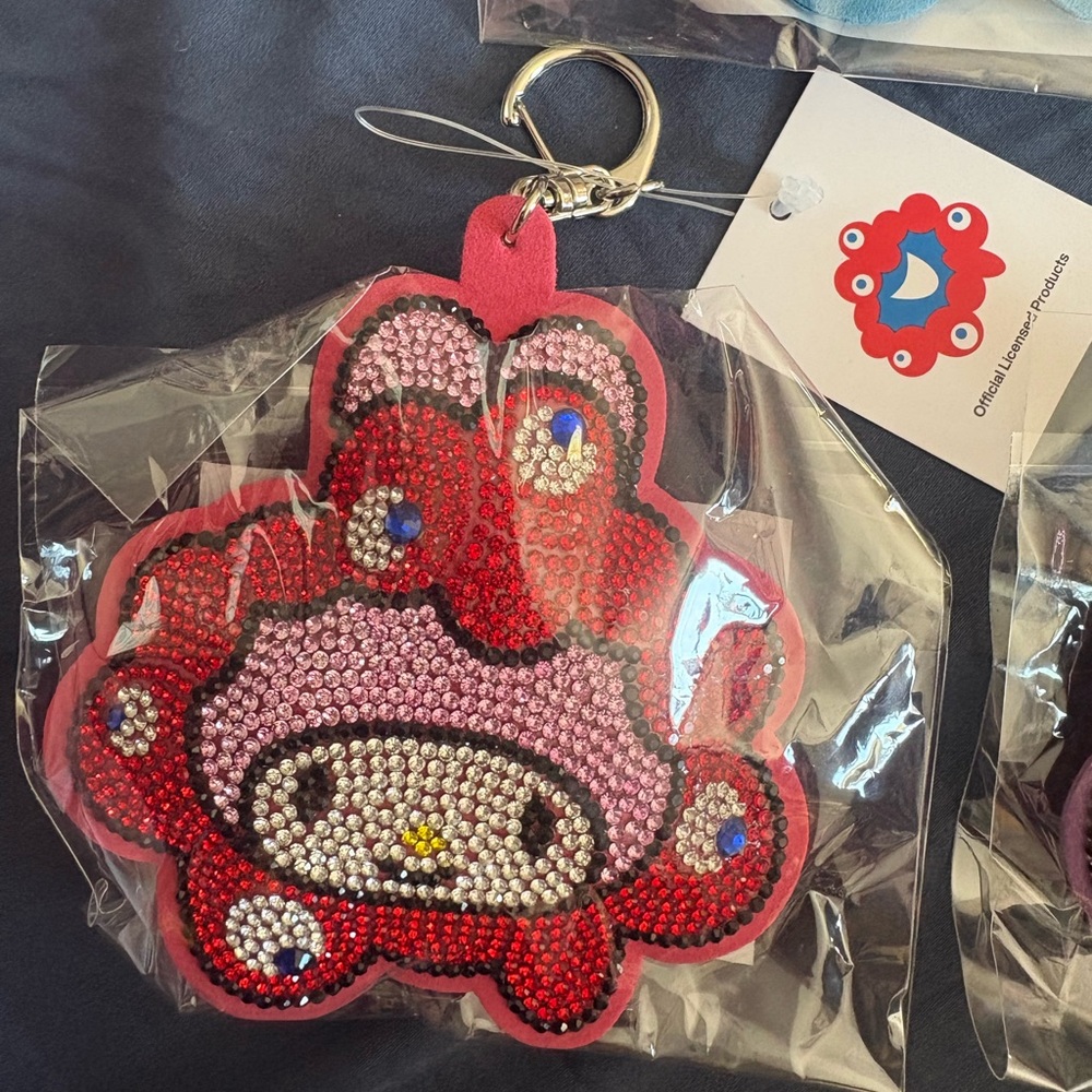 Exclusive Sanrio My Melody, Osaka World Expo 2025, Rhinestone Keychain
